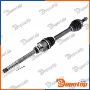 Demi-Arbre de Transmission MTM droite pour PEUGEOT | NPW-PE-087, 9656135080